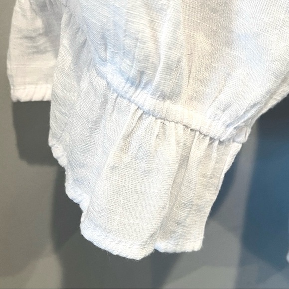 Counterparts White Long Sleeve Peasant Blouse with Lace Women’s Size XL NWOT - Picture 5 of 11